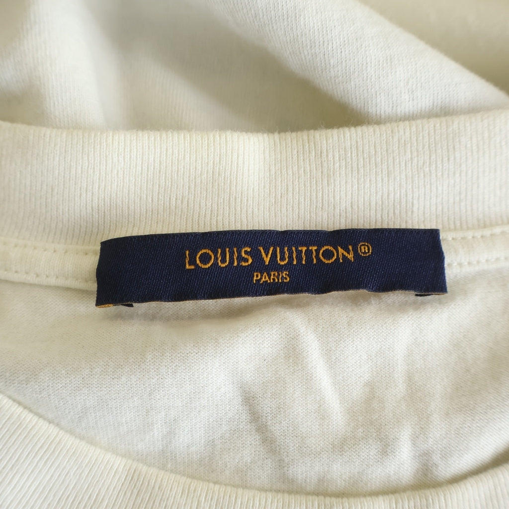 LOUIS VUITTON(ルイヴィトン) 24SS インターシャグラフィックコットンTシャツ ホワイト