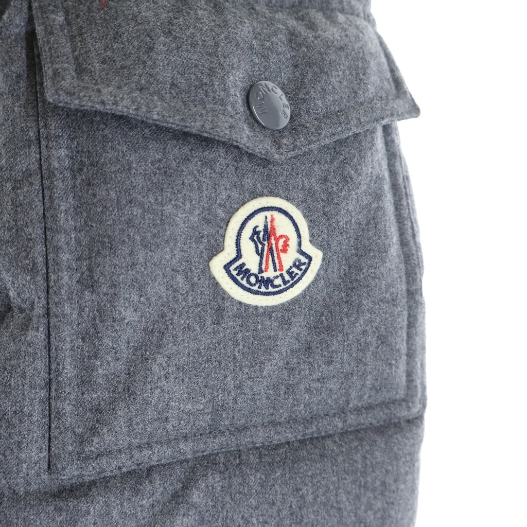 MONCLER(モンクレール) 19AW MONTGENEVRE モンジュネーブル ウールジップアップダウンジャケット グレー