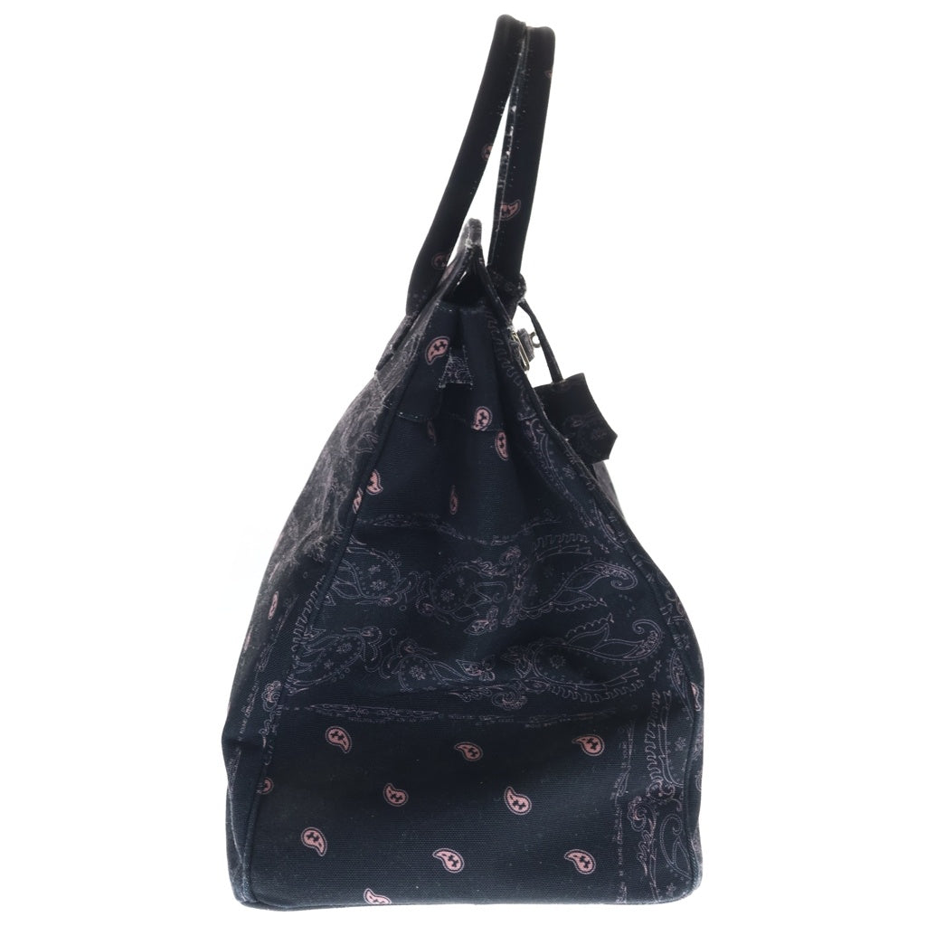 THE WORLD IS YOURS(ザ ワールド イズ ユアーズ) PAISLEY TRAVEL BAG 40 ペイズリートラベルバッグ トートバッグ ペイズリー柄 ブラック レディース