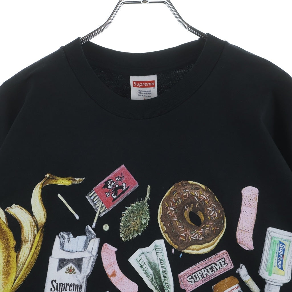 SUPREME(シュプリーム) 23SS Trash Tee トラッシュ クルーネック半袖Tシャツ カットソー ブラック