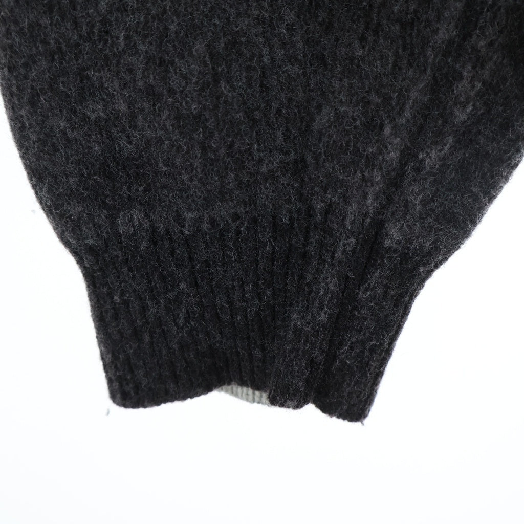 SUPREME(シュプリーム) 23AW Blurred Logo Sweater ブラード ロゴ クルーネックニットセーター ブラック/ホワイト