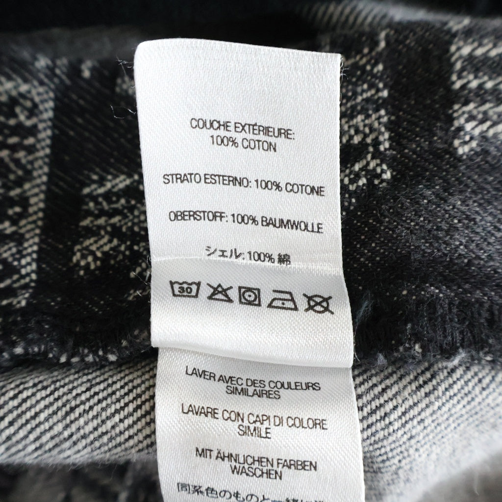 SUPREME(シュプリーム) 23SS Trademark Jacquard Baggy Jean トレードマーク ジャガード バギーデニムパンツ ブラック