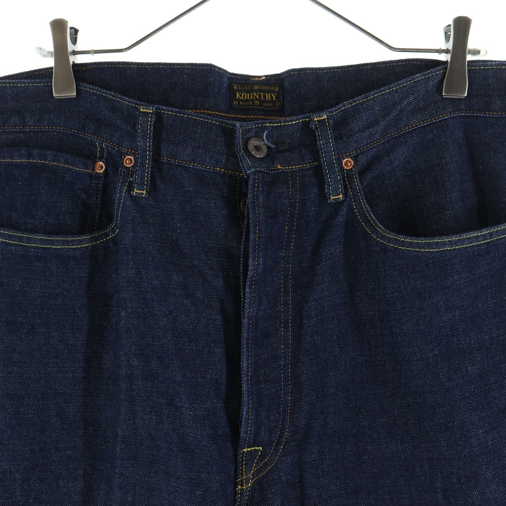 KAPITAL(キャピタル) 12.5 oz Mexican Tuxedo 5P Okagilly メキシカンタキシード 5ポケット オカギリ ボーン刺繍 デニムパンツ インディゴ EK-1528LPB
