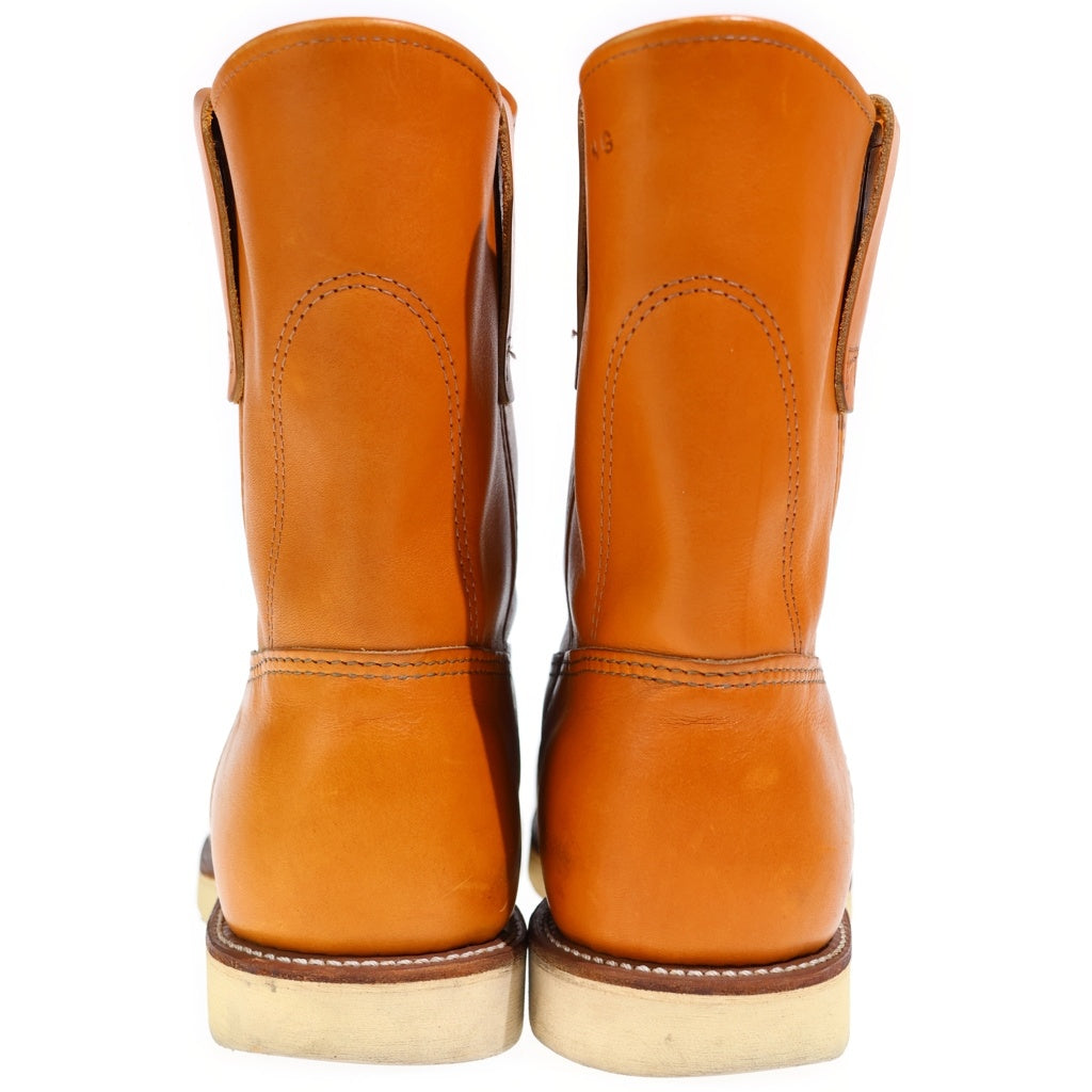 RED WING(レッド ウイング) 9866 PECOS BOOTS ペコスブーツ 復刻犬タグ ハイカットレザーブーツ ブラウン
