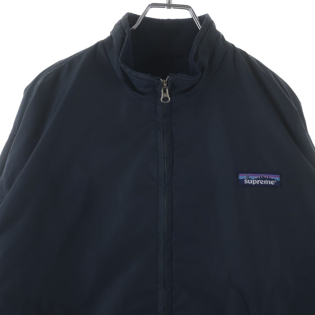 VINTAGE(ヴィンテージ) SUPREME 98AW Shelled Synchilla Type Nylon Jacket シュプリーム シェル シンチラタイプ ナイロンジャケット ネイビー