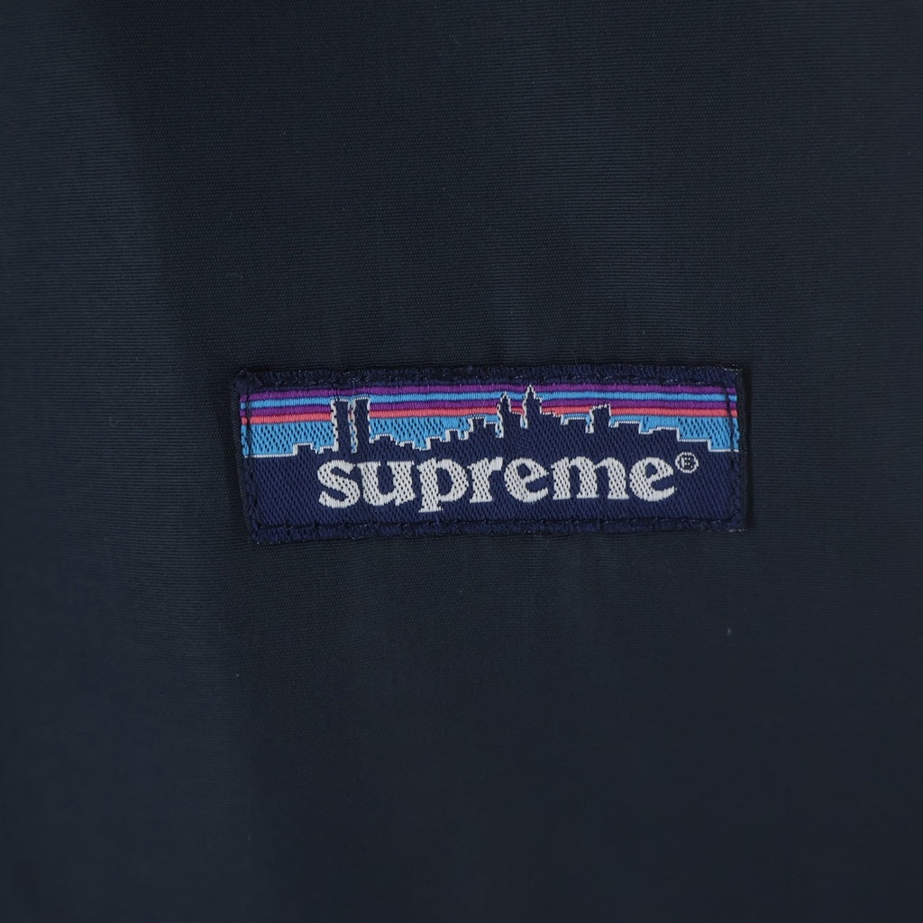 VINTAGE(ヴィンテージ) SUPREME 98AW Shelled Synchilla Type Nylon Jacket シュプリーム シェル シンチラタイプ ナイロンジャケット ネイビー
