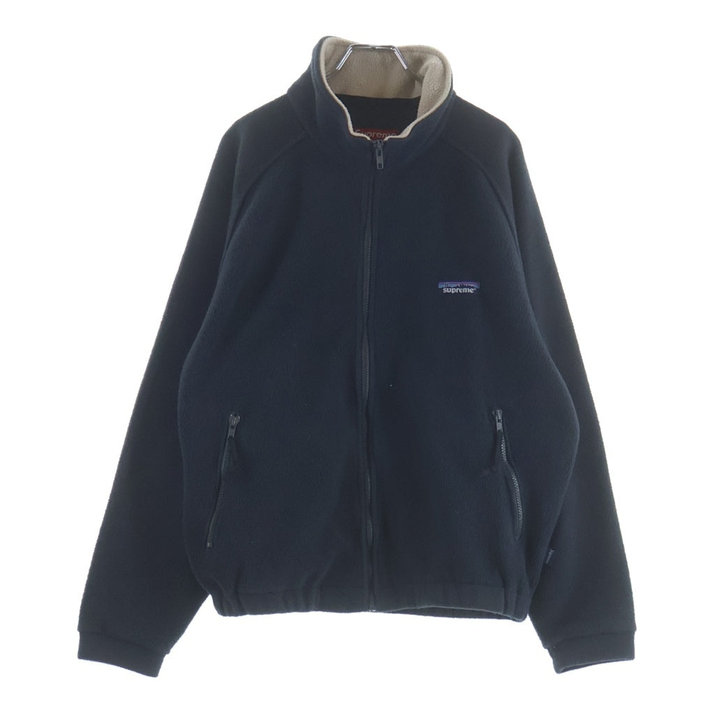 VINTAGE(ヴィンテージ) SUPREME 98AW POLARTEC Fleece JKT シュプリーム ポーラーテック フリースジャケット ネイビー