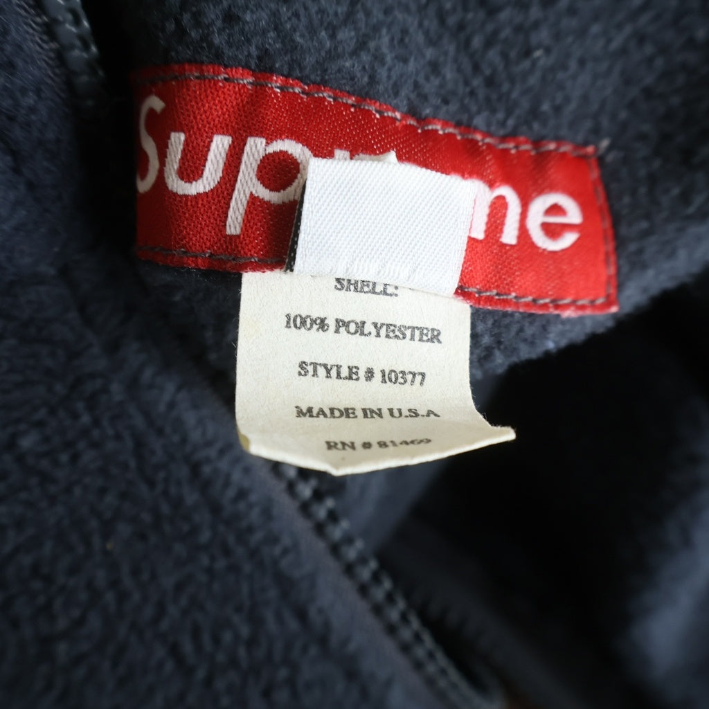 VINTAGE(ヴィンテージ) SUPREME 98AW POLARTEC Fleece JKT シュプリーム パロディロゴ ポーラーテック フリースジャケット ネイビー