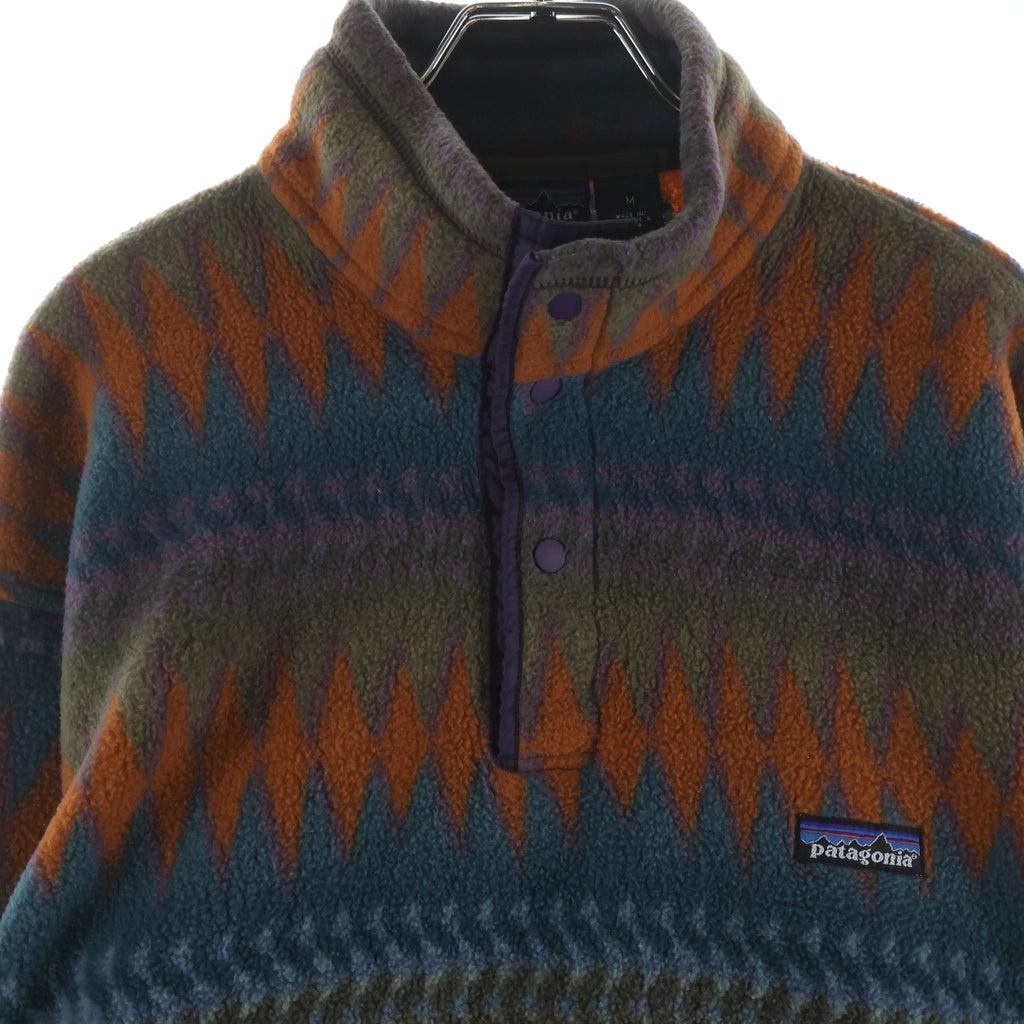 PATAGONIA(パタゴニア) 96年製 LIGHTWEIGHT SYNCHILLA SNAP-T ミネハハ ライトウェイト シンチラスナップT プルオーバーフリースジャケット ブラウン