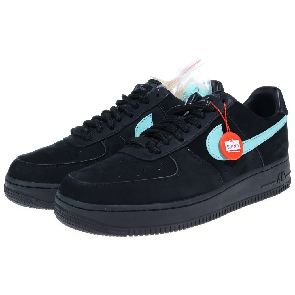NIKE(ナイキ) ×TIFFANY&CO AIR FORCE 1 LOW 1837 ティファニー エアフォース1 ローカットスニーカー ブラック US10.5/28.5cm DZ1382-001