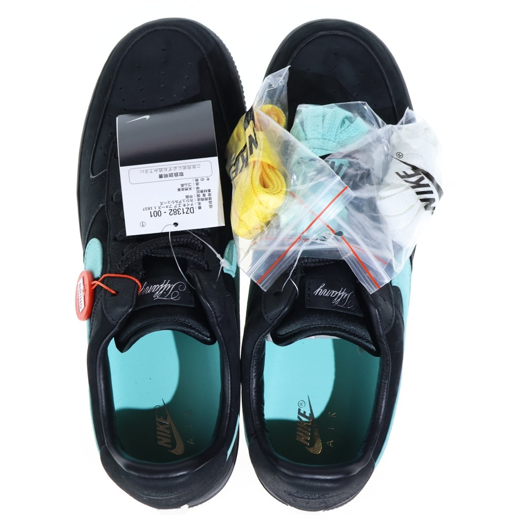 NIKE(ナイキ) ×TIFFANY&CO AIR FORCE 1 LOW 1837 ティファニー エアフォース1 ローカットスニーカー ブラック US10.5/28.5cm DZ1382-001