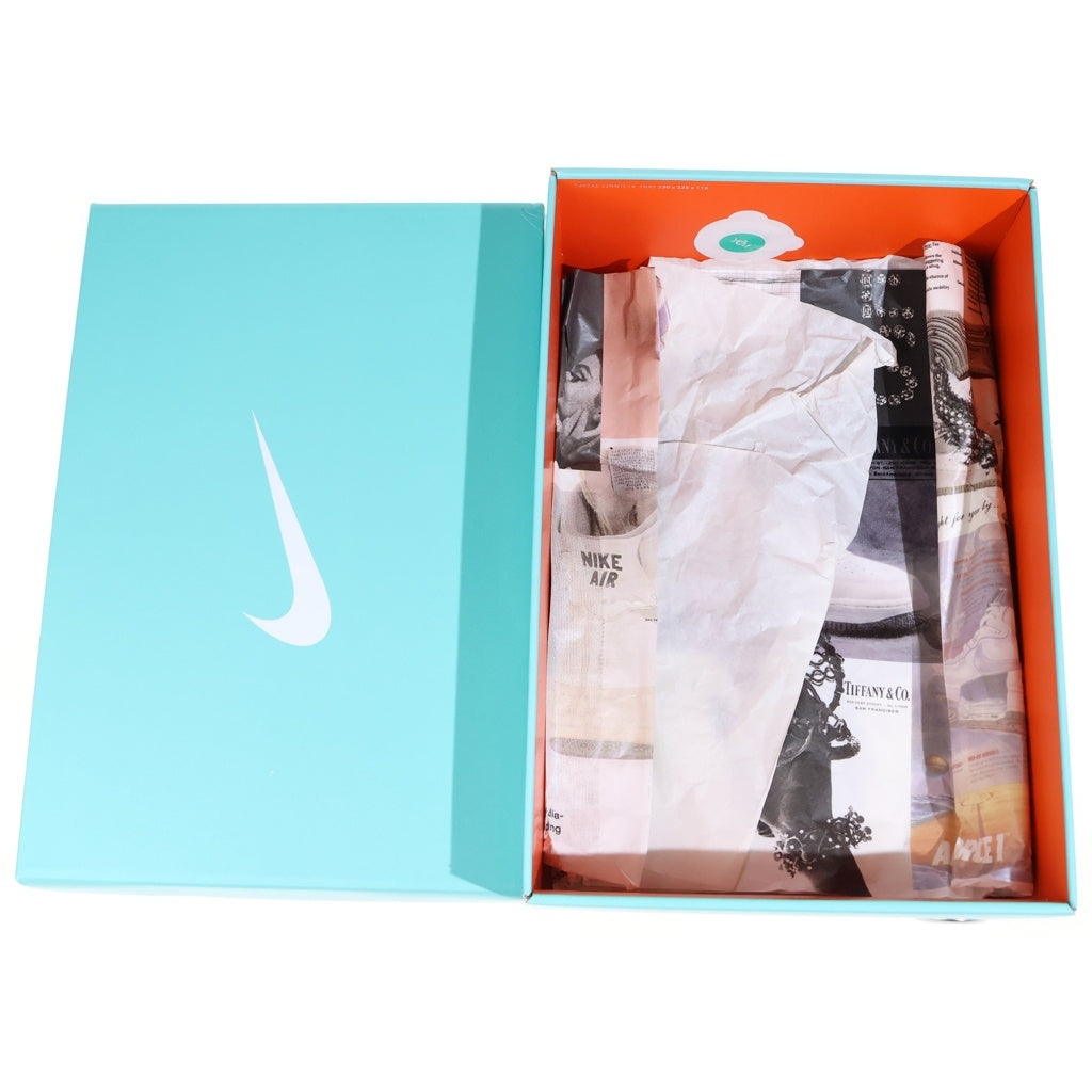 NIKE(ナイキ) ×TIFFANY&CO AIR FORCE 1 LOW 1837 ティファニー エアフォース1 ローカットスニーカー ブラック US10.5/28.5cm DZ1382-001