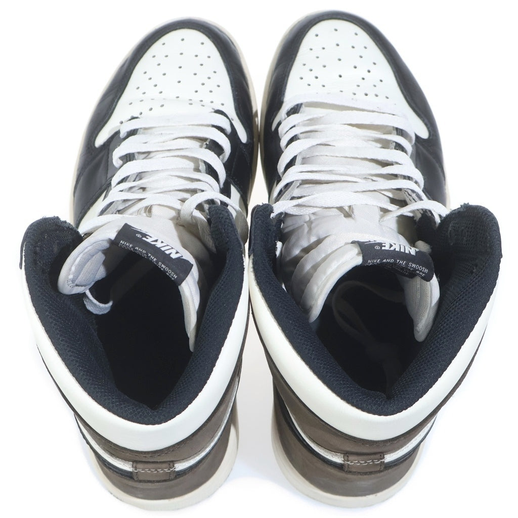 NIKE(ナイキ) AIR JORDAN 1 HIGH OG エアジョーダン1 ダークモカ ハイカットスニーカー ブラウン/ブラック US10.5/28.5cm 555088-105