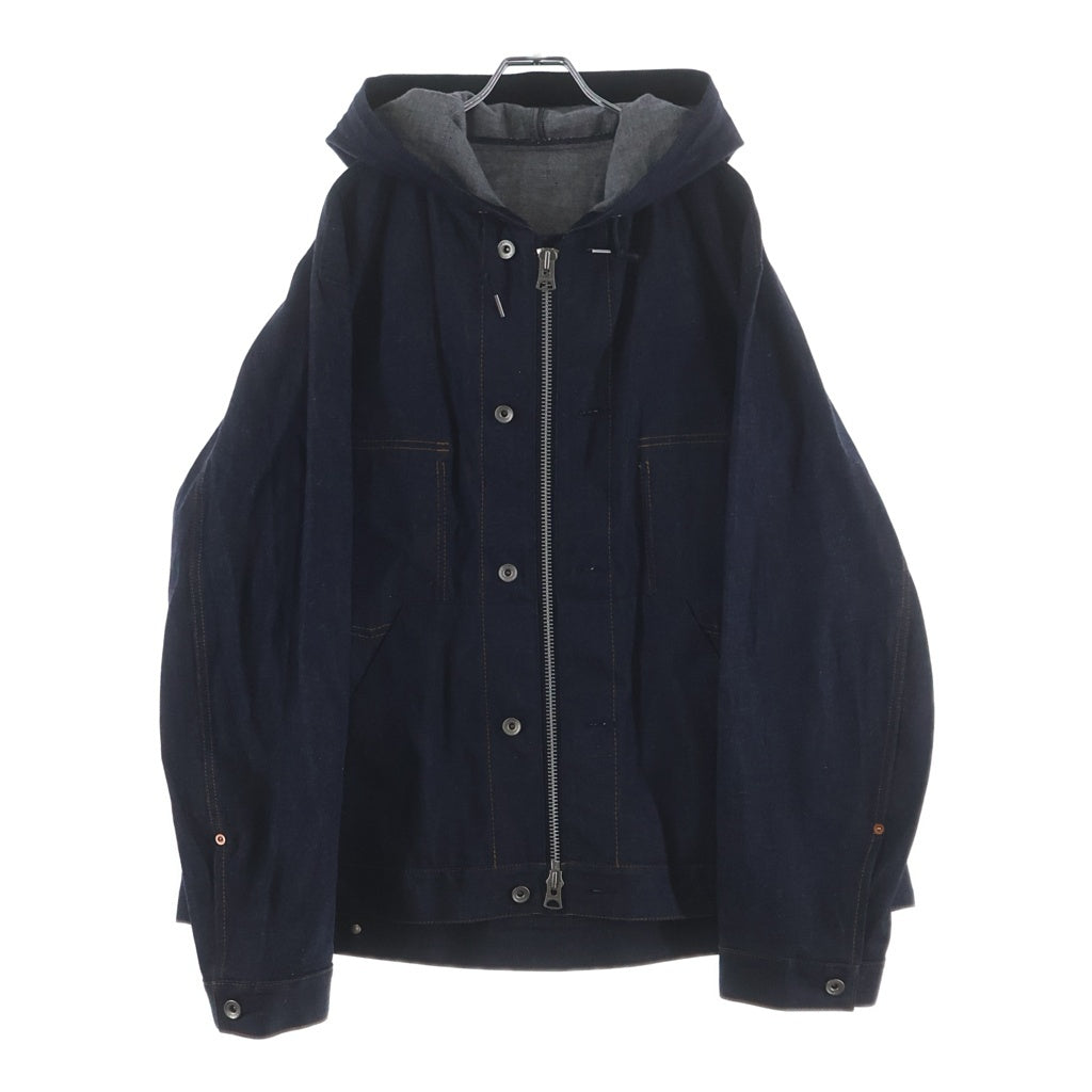 Sacai(サカイ) 25SS DENIM HOODIE フーデット デニムジャケット