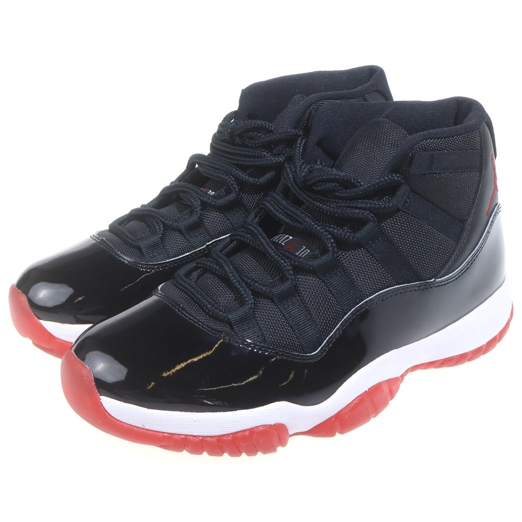 NIKE(ナイキ) AIR JORDAN 11 RETRO BRED エアジョーダン11 レトロ ブレッド ハイカットスニーカー ブラック/レッド US9.5/27.5cm 378037-061