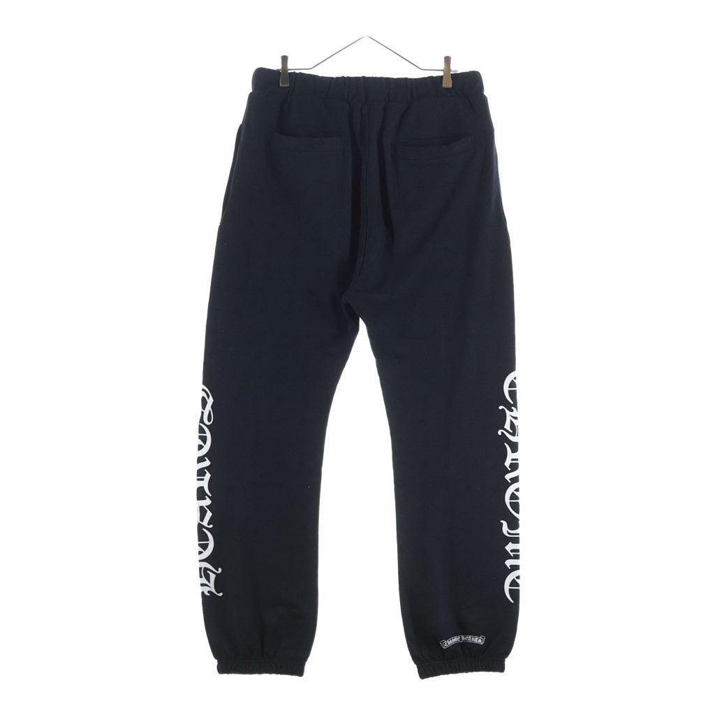 CHROME HEARTS(クロムハーツ) CH PLUS SIDE LOGO SWEAT PANTS 総柄 サイドロゴ スウェット ホースシュー プリント ロングパンツ ブラック
