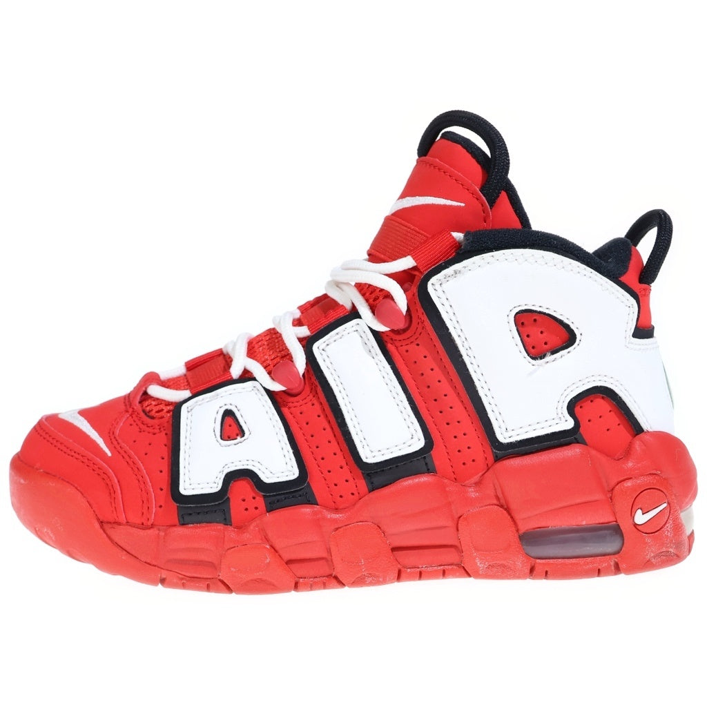 NIKE(ナイキ) AIR MORE UPTEMPO GS CHICAGO BULLS エア モア アップテンポ シカゴブルズ ハイカットスニーカー レディース レッド US4Y/23cm CD9402-600