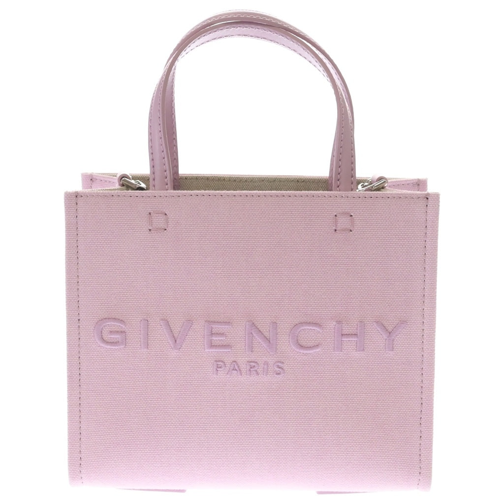 GIVENCHY(ジバンシィ) MINI G SHOPPING TOTE ミニジー ショッピングトート 2WAYトートバッグ ショルダーバッグ ピンク KUH0293 レディース