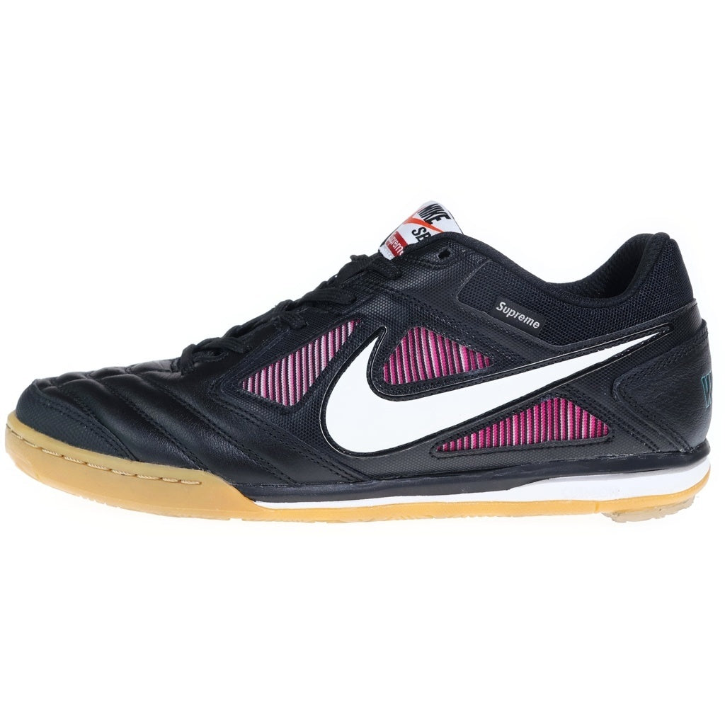 NIKE SB(ナイキエスビー) ×SUPREME LUNER GATO シュプリーム ルナ ガト ローカットスニーカー ブラック/ピンク US9/27cm AR9821-001
