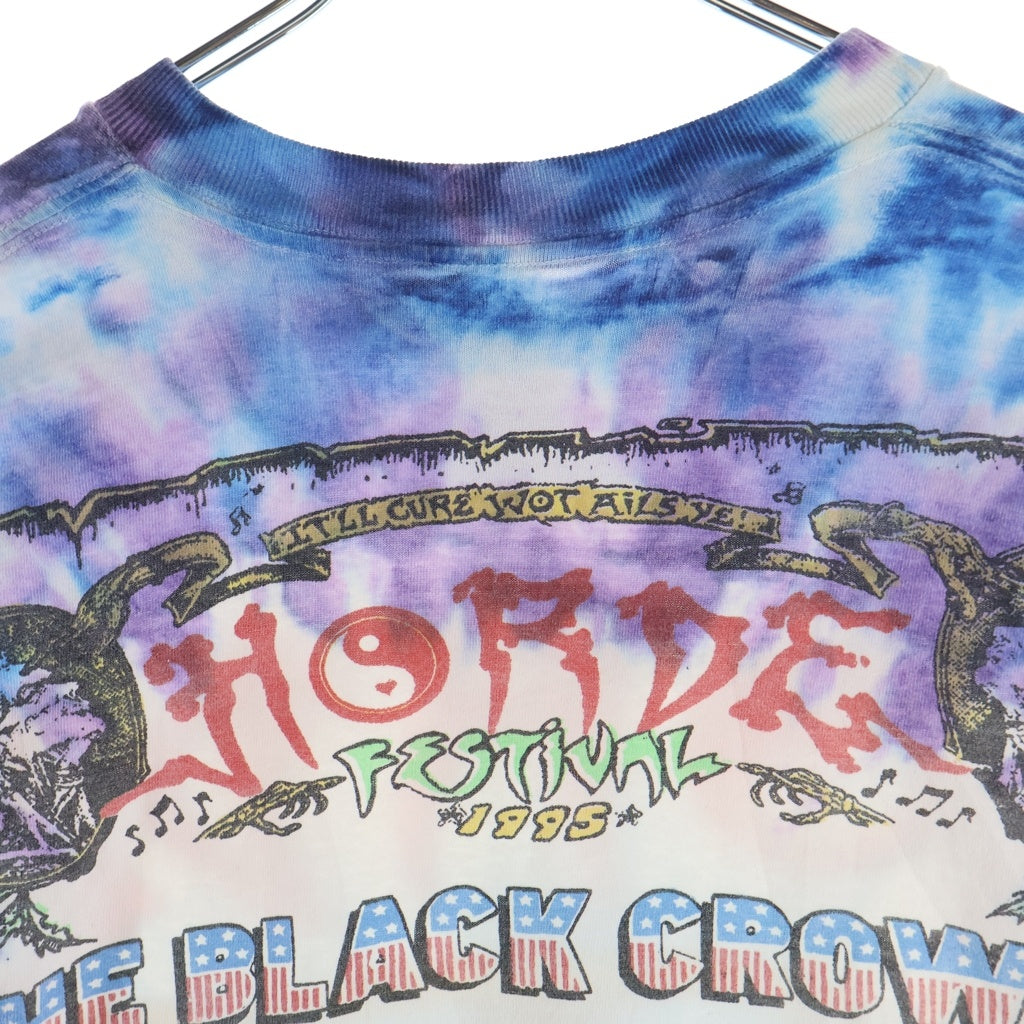 VINTAGE(ヴィンテージ) 90S VINTAGE 1995 HORDE FESTIVAL TOUR TEE ヴィンテージ クルーネック半袖Tシャツ カットソー タイダイ柄 マルチカラー