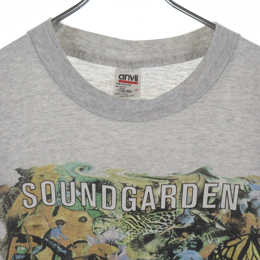 VINTAGE(ヴィンテージ) 90S VINTAGE 1994 SOUNDGARDEN SUPER UNKOWN ヴィンテージ サウンドガーデン スーパーアンノウン クルーネック半袖Tシャツ カットソー ライトグレー