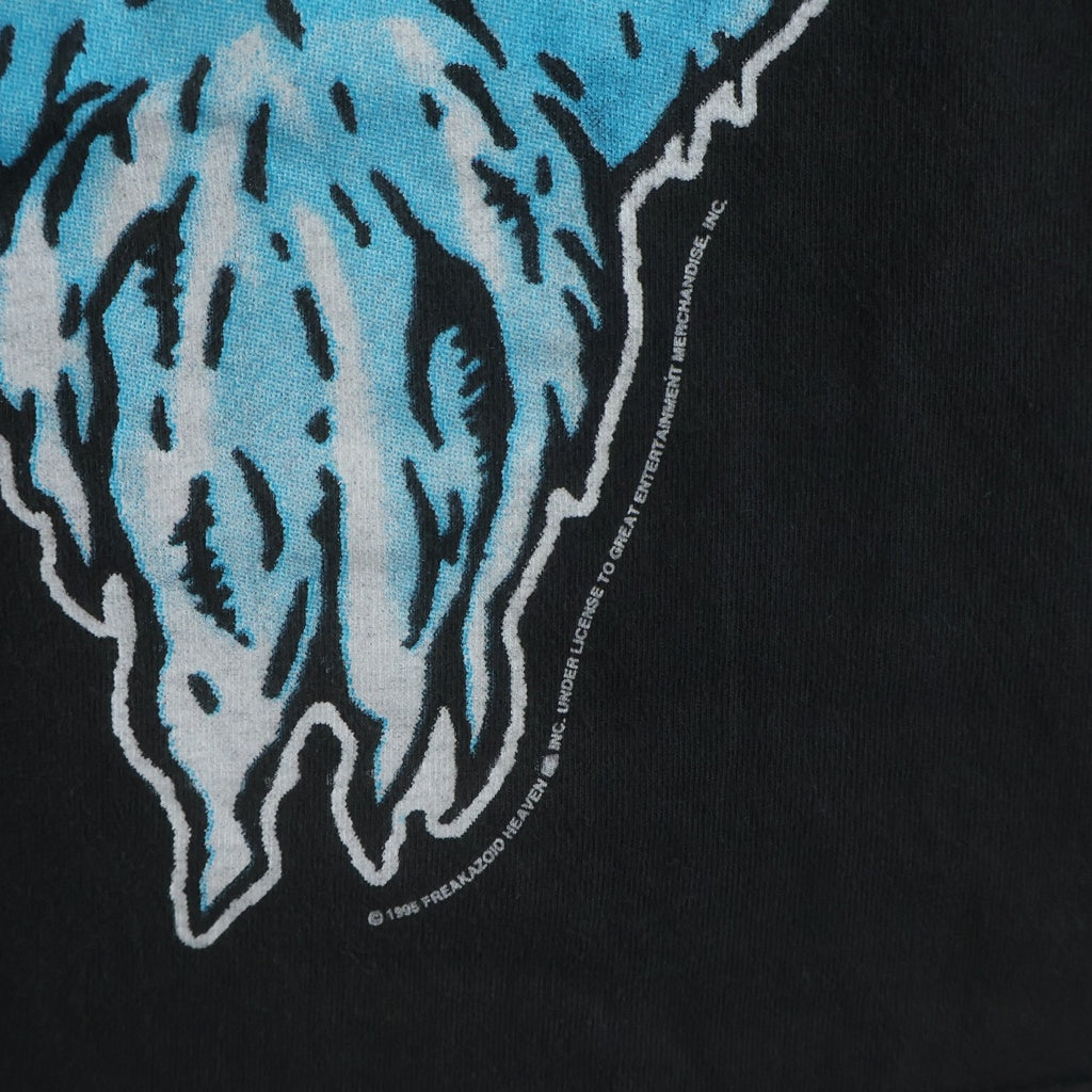 VINTAGE(ヴィンテージ) 90S VINTAGE WHITE ZOMBIE 1995 FREAKAZOID ヴィンテージ ホワイトゾンビ フリーカゾイド クルーネック半袖Tシャツ カットソー チャコールグレー