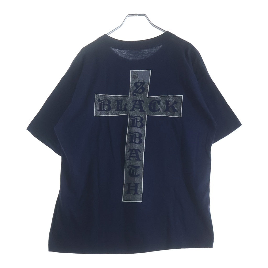 VINTAGE(ヴィンテージ) 90S VINTAGE BLACK SABBATH 4 DESIGN ヴィンテージ ブラックサバス クルーネック半袖Tシャツ カットソー ネイビー