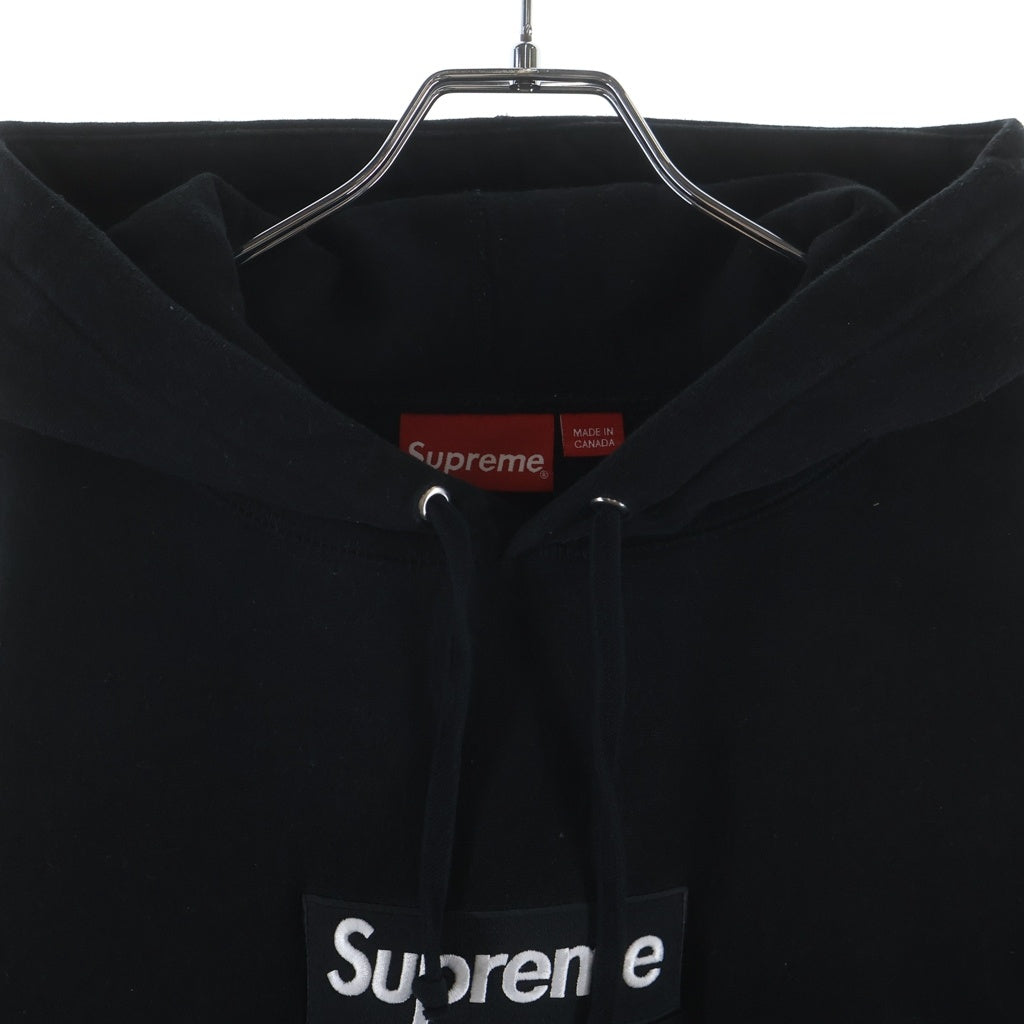 SUPREME(シュプリーム) 23AW Box Logo Hooded Sweatshirt ボックスロゴ プルオーバー パーカー コットン ブラック