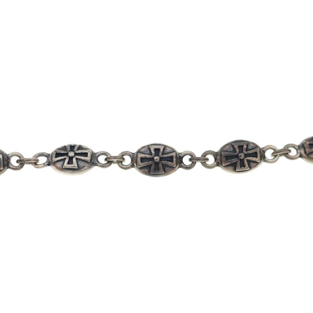 Justin Davis(ジャスティンデイヴィス) HEAVY CROSS CHAIN QE2 ヘビークロスモチーフ ネックレスチェーン シルバー