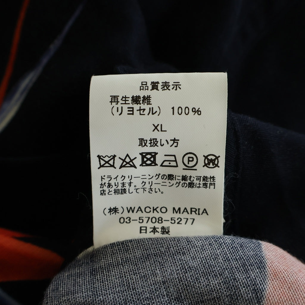 WACKO MARIA(ワコマリア) 18SS BIRD OF PARADISE HAWAIIAN SHIRT バード オブパラダイス ハワイアン オープンカラー 半袖シャツ ブラック 18SS-WMS-HI10
