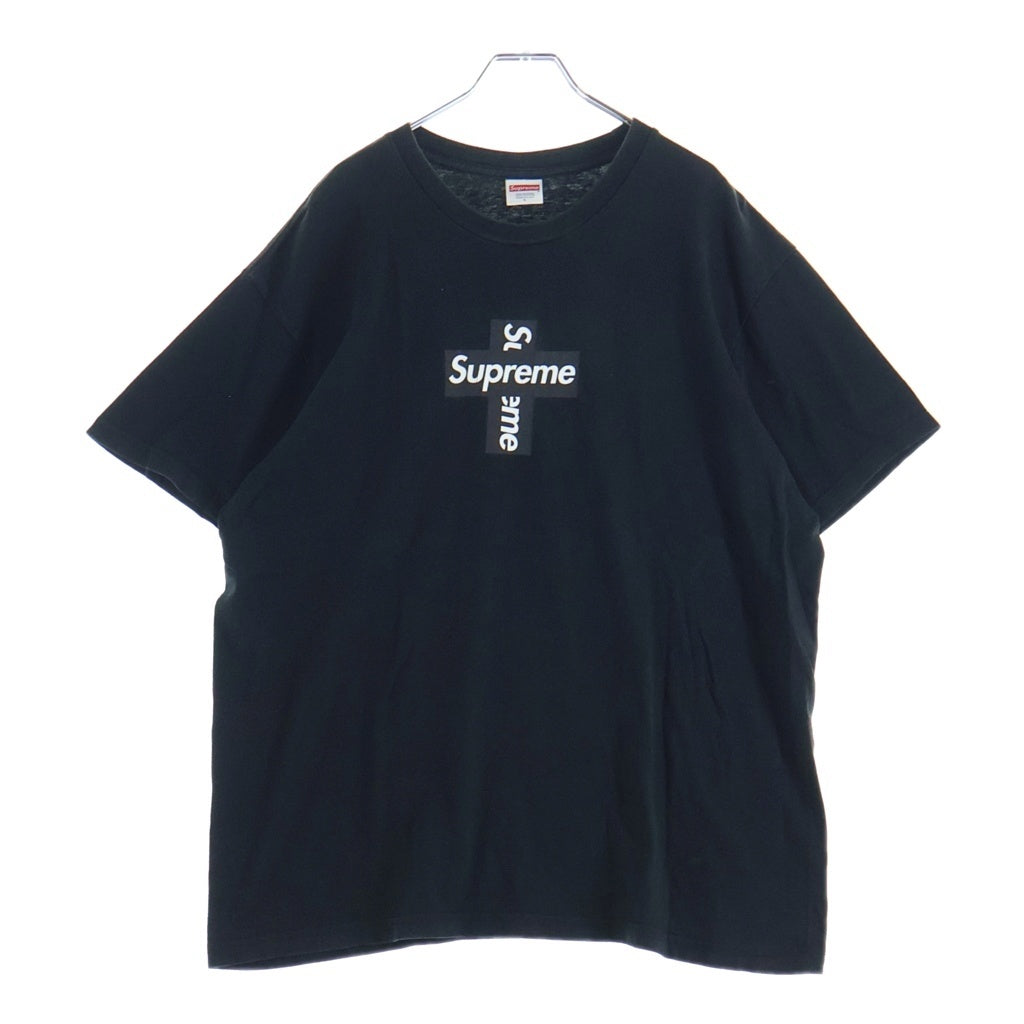 SUPREME(シュプリーム) 20AW Cross Box Logo Tee クロスボックスロゴ プリントTシャツ 半袖クルーネックカットソー ブラック