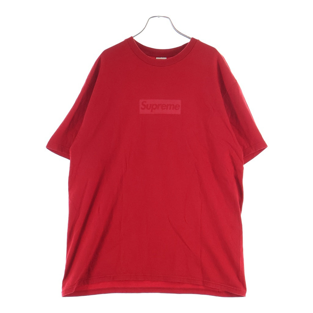 SUPREME(シュプリーム) 23SS Tonal Box Logo Tee トーナル ボックスロゴプリントTシャツ 半袖クルーネックカットソー レッド