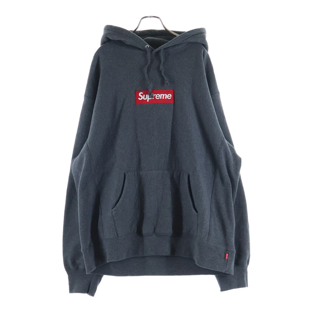 SUPREME(シュプリーム) 21AW Box Logo Hooded Sweatshirt ボックスロゴ プルオーバーパーカー フーディー グレー