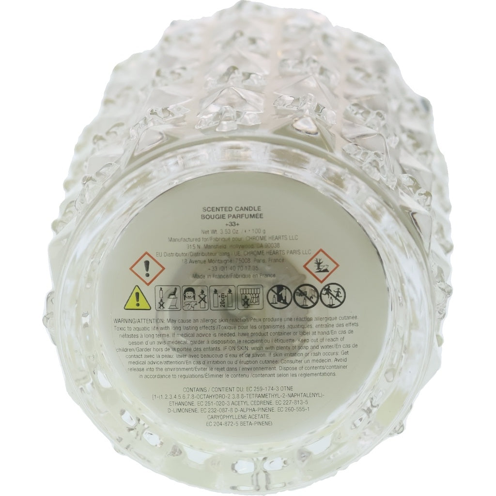CHROME HEARTS(クロムハーツ) SCENTED CANDLE BOUGIE PARFUMEE CHプラスロゴ センティッド ブジー パルフュメ キャンドル クリア ■