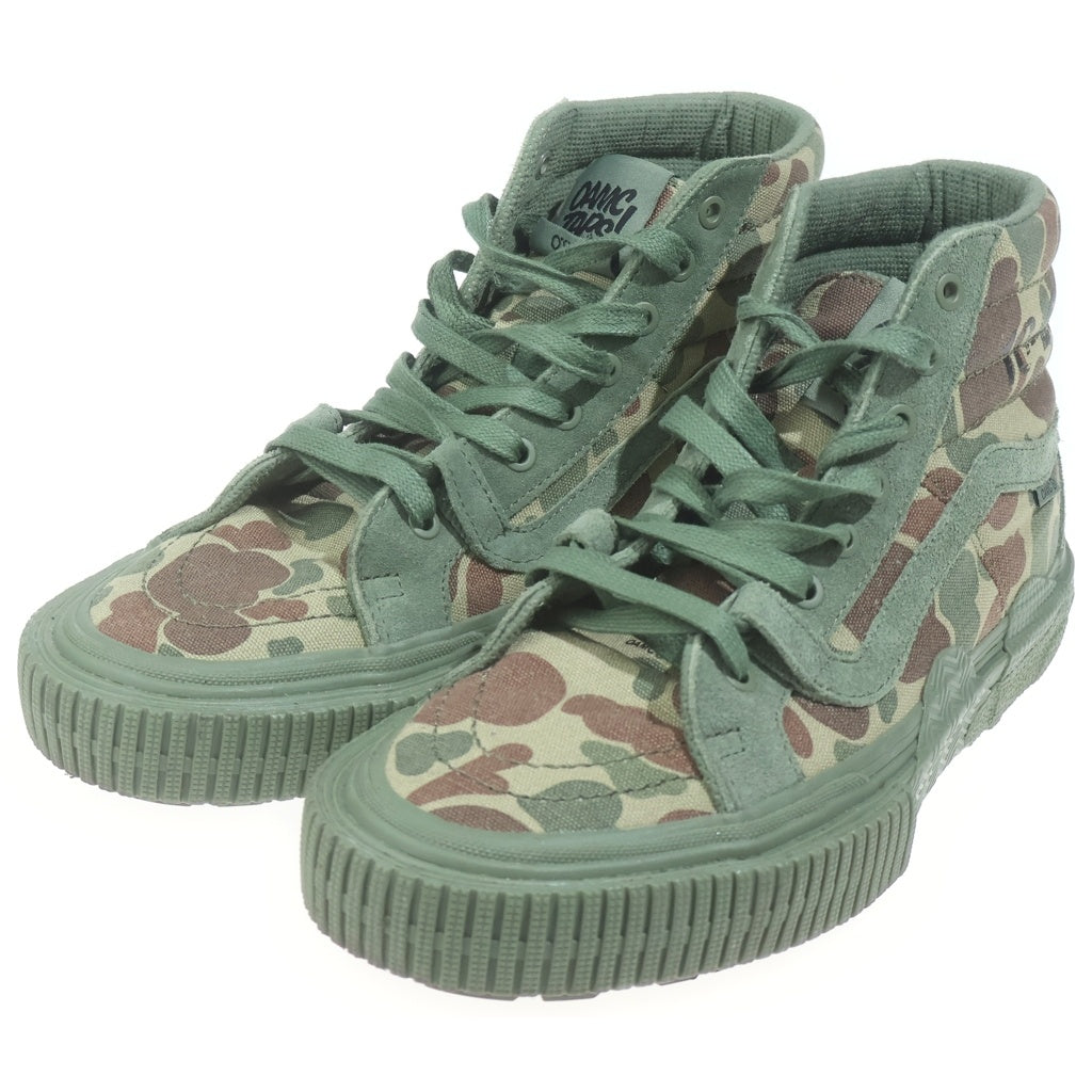 VANS(ヴァンズ) ×WTAPS ×OAMC SK8-HI GL LUG DUCK CAMO ダブルタップス オーエーエムシー ダック カモフラ ハイカットスニーカー カーキ US9.5/27.5cm VN000MYGDP0