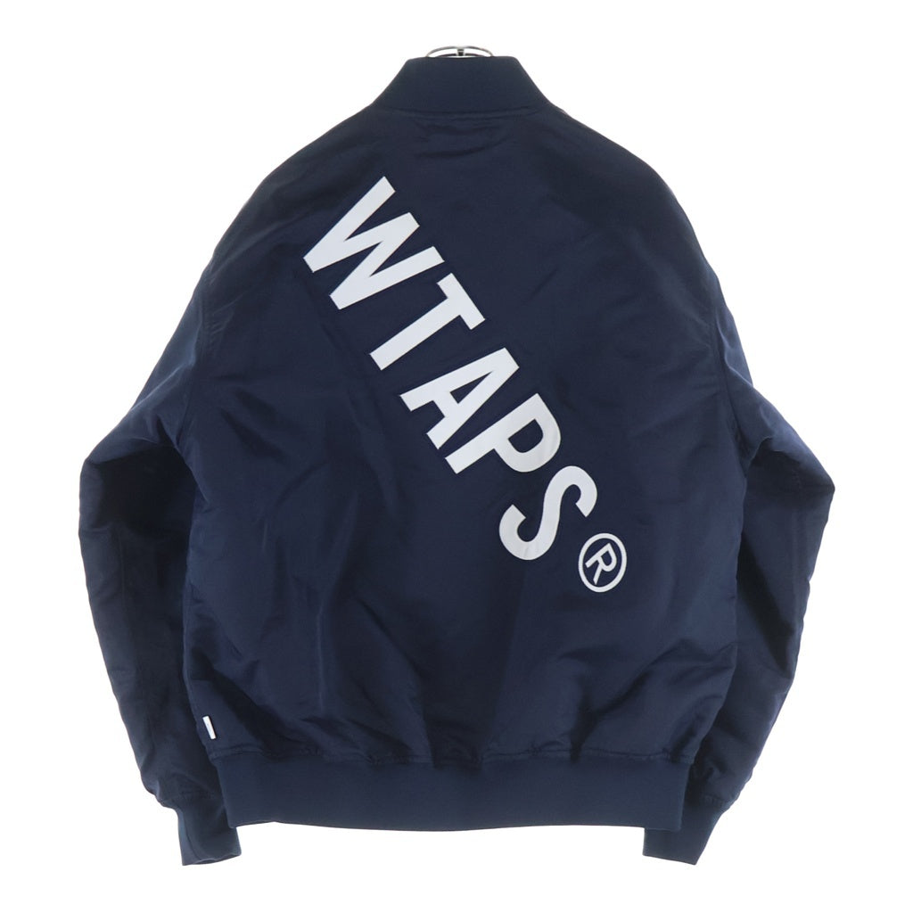 WTAPS(ダブルタップス) 26SS TEAM JACKET NYLON. TWILL ナイロン ツイル チーム ボンバージャケット ネイビー 261TQDT-JKM01