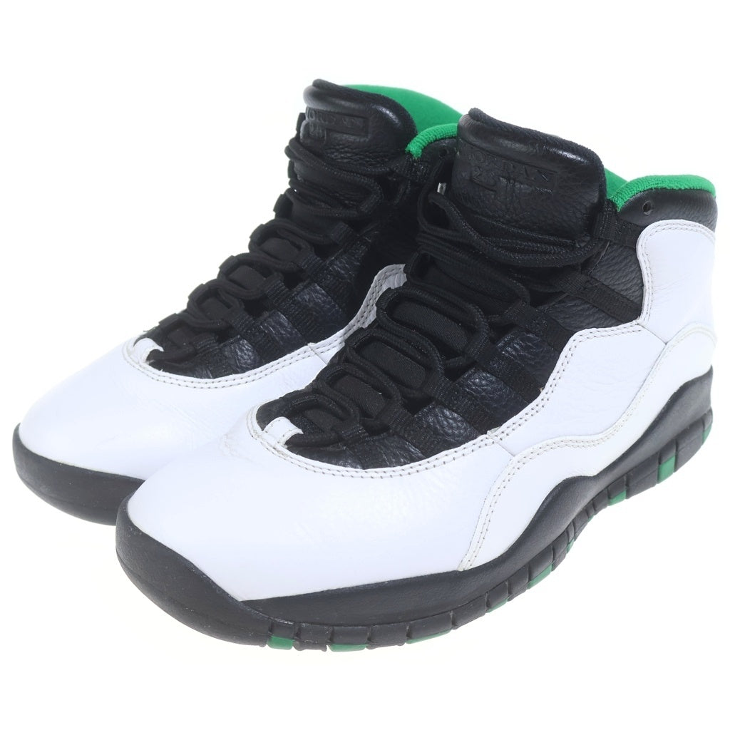 NIKE(ナイキ) AIR JORDAN 10 RETRO SEATTLE エアジョーダン10 レトロ シアトル ハイカットスニーカー ホワイト/ブラック US9.5/27.5cm 310806-137