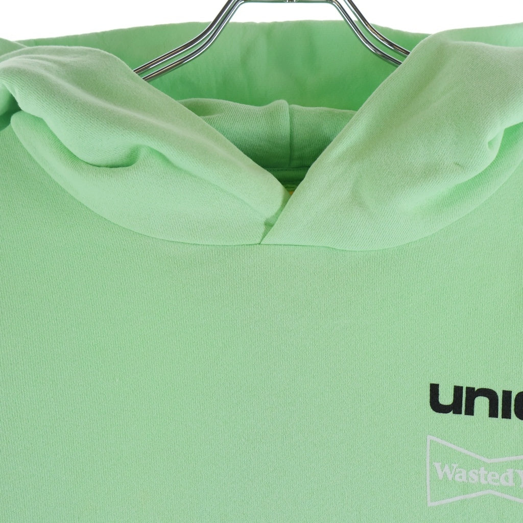 UNION(ユニオン) 21AW ×VERDY WASTED YOUTH HOODIE ヴェルディ ウェイステッドユース プルオーバーフーデッドパーカー グリーン