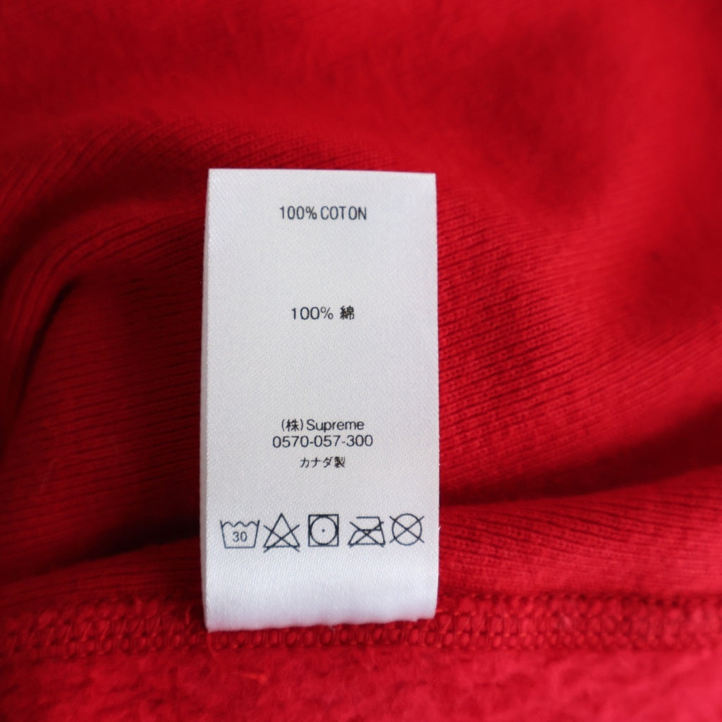 SUPREME(シュプリーム) 21SS ×KAWS Chalk Logo Hooded Sweatshirt カウズ チョークロゴプリント プルオーバーフーデッドパーカー レッド