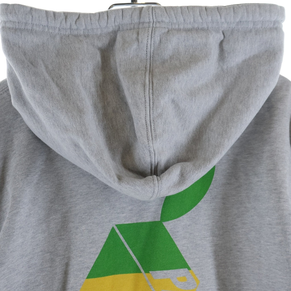 Palace Skateboards(パレススケートボーズ) 19SS JOBSWORTH HOOD レインボーTRY-FERGプリント プルオーバーフーデッドパーカー グレー P16HD001