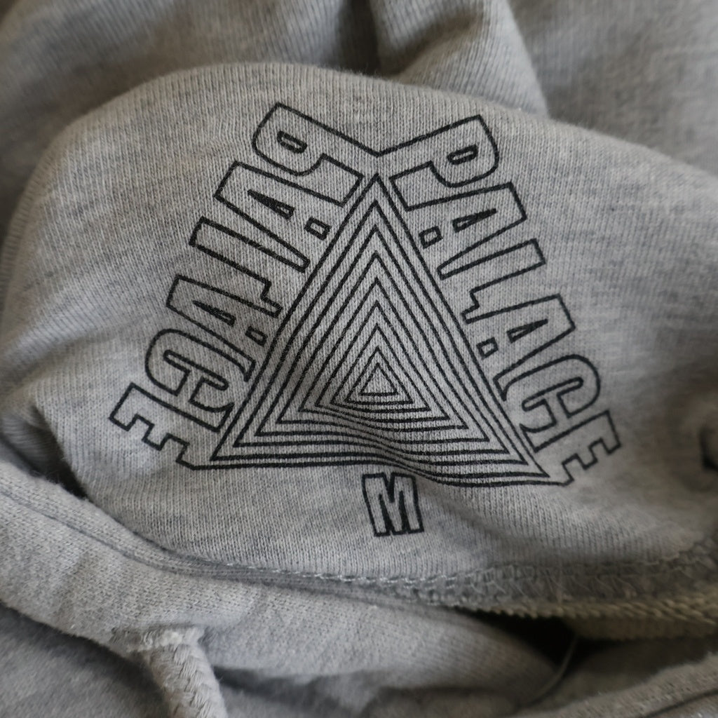 Palace Skateboards(パレススケートボーズ) 19SS JOBSWORTH HOOD レインボーTRY-FERGプリント プルオーバーフーデッドパーカー グレー P16HD001