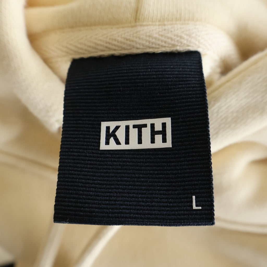 KITH(キス) 21AW CYBER MONDAY HOODIE サイバーマンデー プルオーバーフーデッドパーカー ベージュ KHM030148