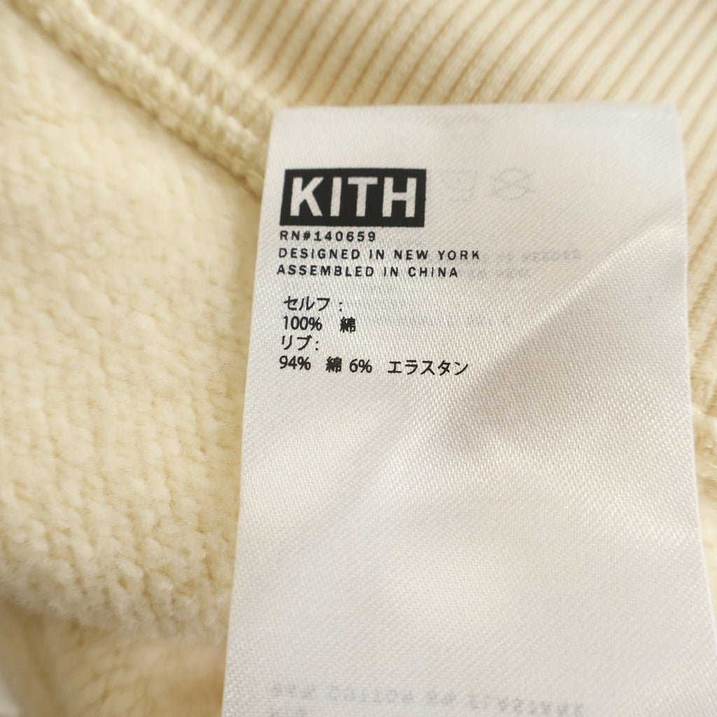 KITH(キス) 21AW CYBER MONDAY HOODIE サイバーマンデー プルオーバーフーデッドパーカー ベージュ KHM030148