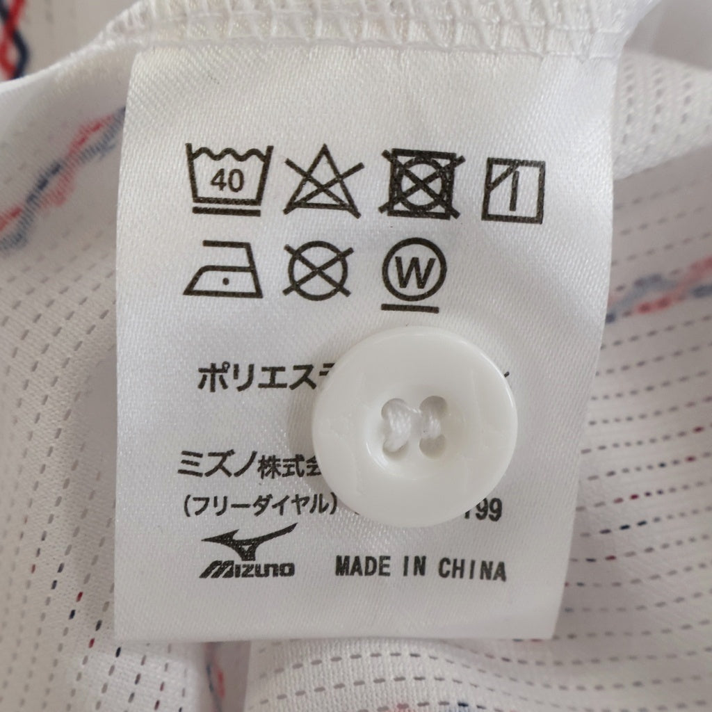 MIZUNO(ミズノ) 2023年 WBC 日本代表 大谷翔平 ロゴエンブロイダリー レプリカユニフォーム ホーム ベースボールシャツ ホワイト 12JCAU9028