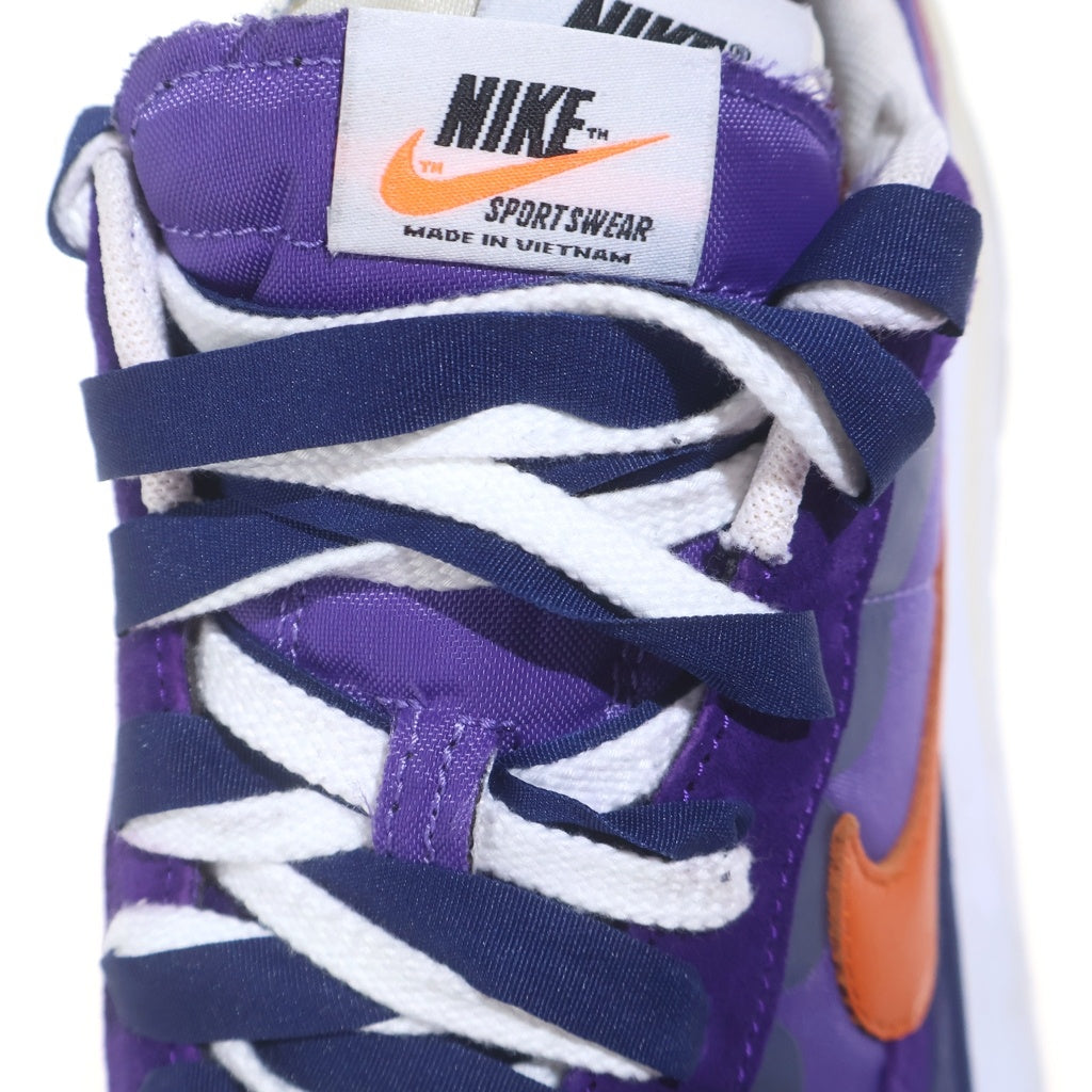 NIKE(ナイキ) ×SACAI VAPORWAFFLE DARK IRIS ヴェイパーワッフル ダークアイリス ローカットスニーカー パープル/オレンジ US9/27cm DD1875-500
