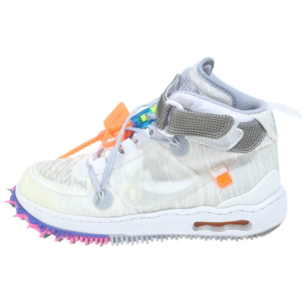 NIKE(ナイキ) ×OFF WHITE AIR FORCE 1 MID SP オフホワイト エアフォース1 ミッドカットスニーカー ホワイト US9/27cm DO6290-100