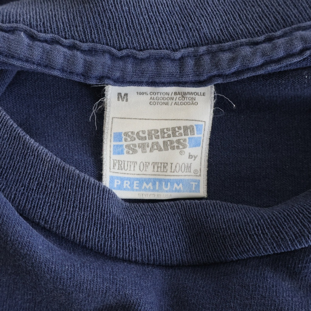VINTAGE(ヴィンテージ) 90S VINTAGE BJORK 1994 THE LYRICAL TEXT NAVY TEE ビョーク 両面プリント半袖Tシャツ カットソー ネイビー