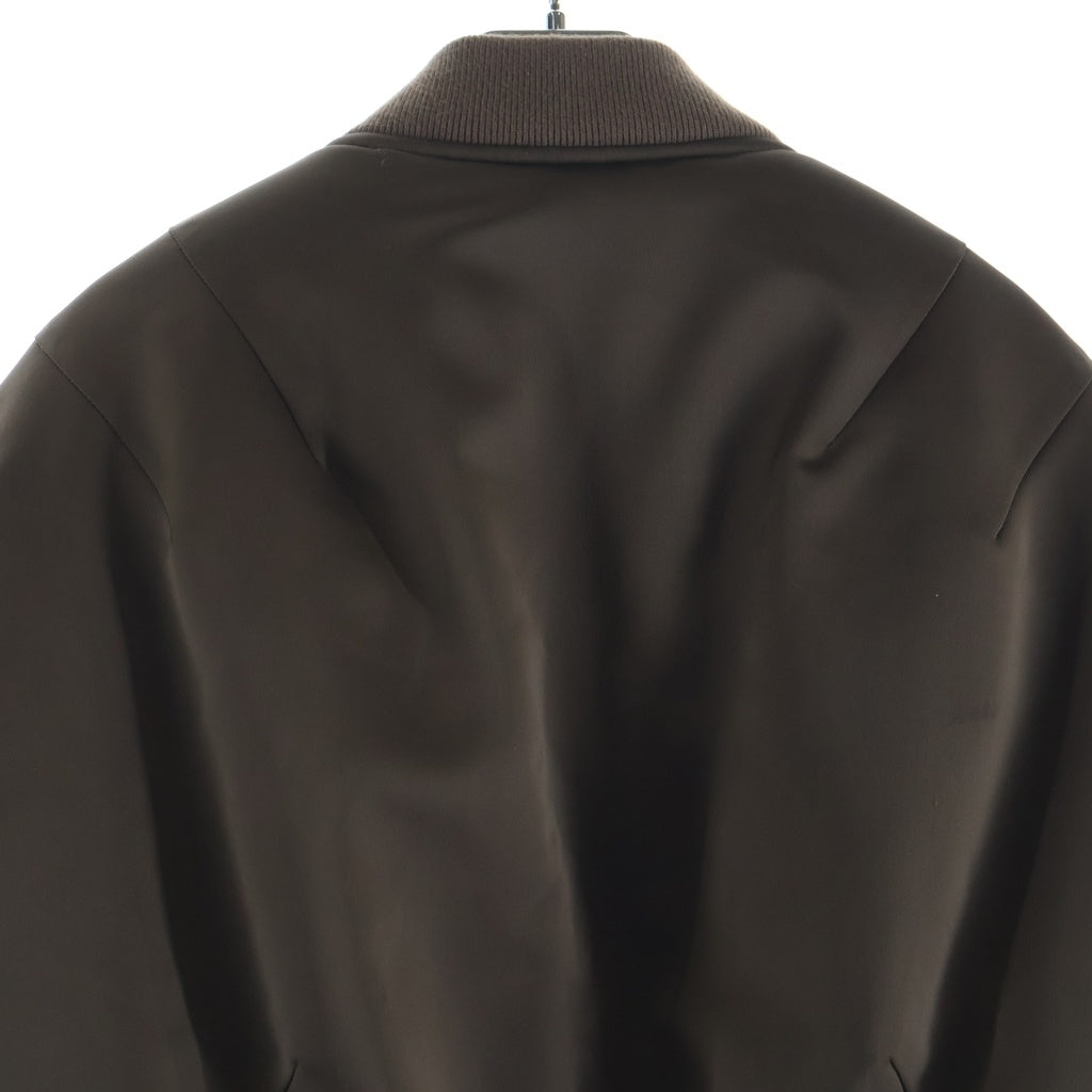 VUJADE(ヴジャデ) MAX SATIN PILLOW BOMBER JACKET マックスサテン ピロー ボンバーフライトジャケット ブラウン