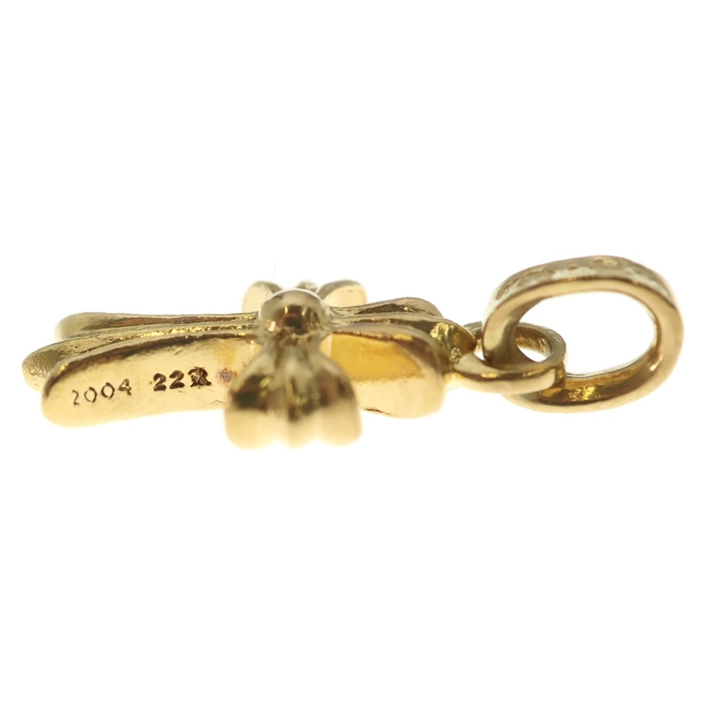 CHROME HEARTS(クロムハーツ) 22K CRS BBYFAT P/DIA ベイビーファットクロス PAVEダイヤ ペンダントトップ ゴールド BCA035
