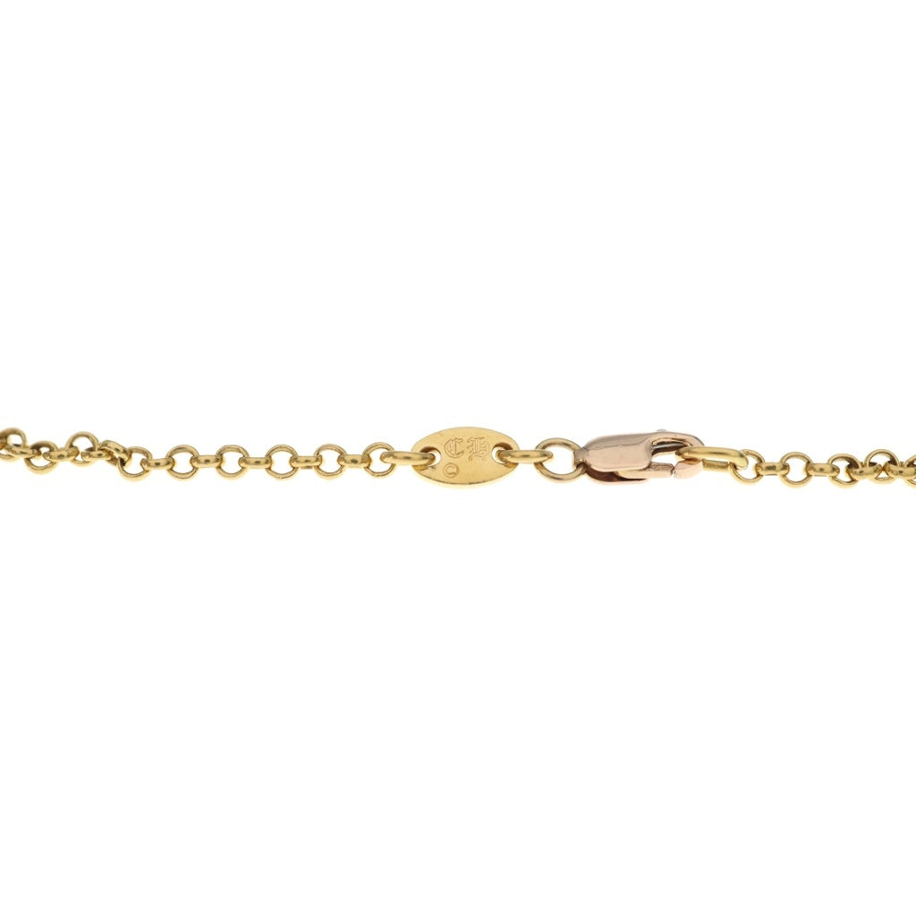 CHROME HEARTS(クロムハーツ) 22K NECKCHAIN R18 ロールチェーンネックレス 18inch ゴールド BCA010